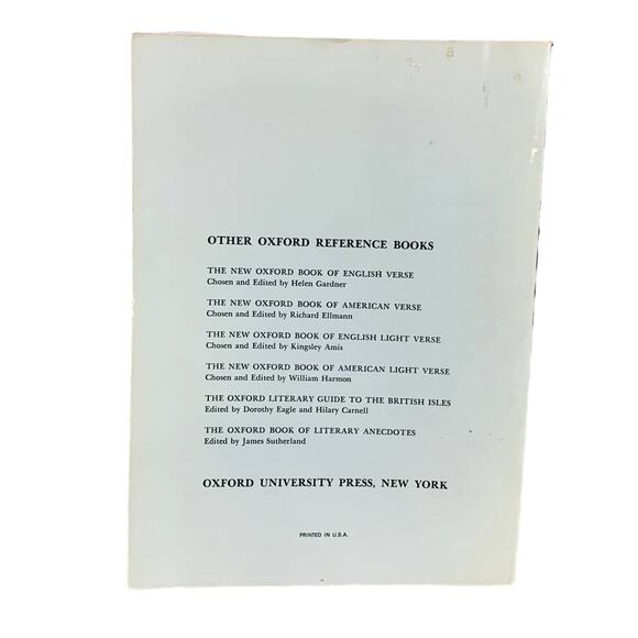 Vintage 1980 The Oxford Dictionary of Quotations Soft Cover Book Third Edition - Picture 2 of 3